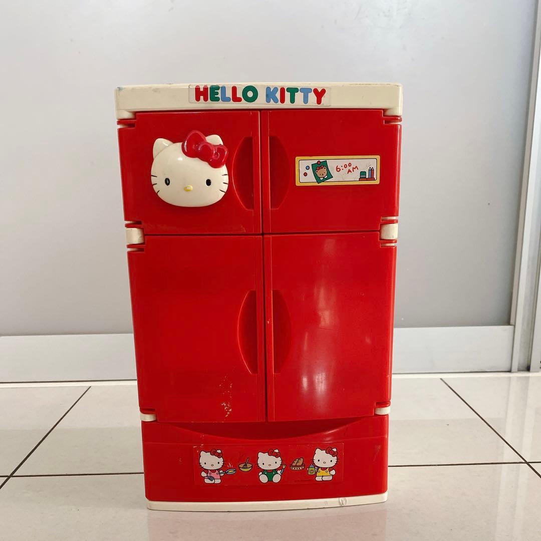 サンリオ キティちゃん 冷蔵庫 おままごと 昭和レトロ - メルカリ