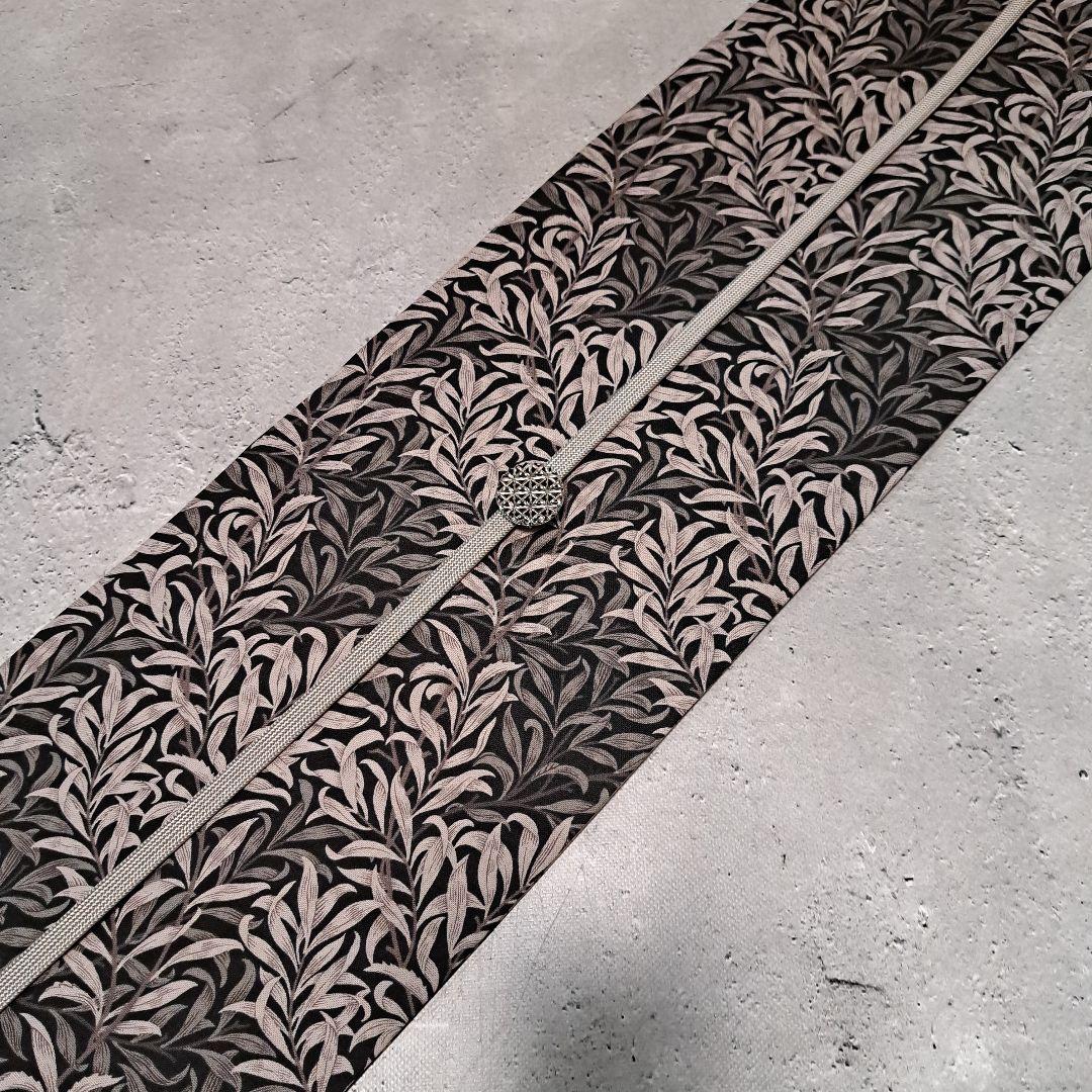 半幅帯 長尺 ウィリアムモリス アネモネ×ウィローボゥ リバーシブル