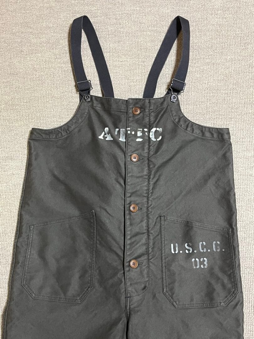 Colimbo コリンボ デッキパンツ オーバーオール COLIMBO/コリンボ】 オーバーオール/ -CUSTOM- “U.S.C.G.A.” /ZX-0203