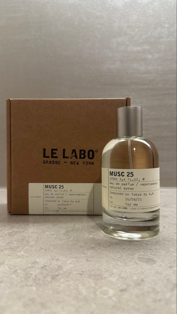 新品・スプレーチェックのみ》LELABO ルラボ ムスク 25 100ml - メルカリ