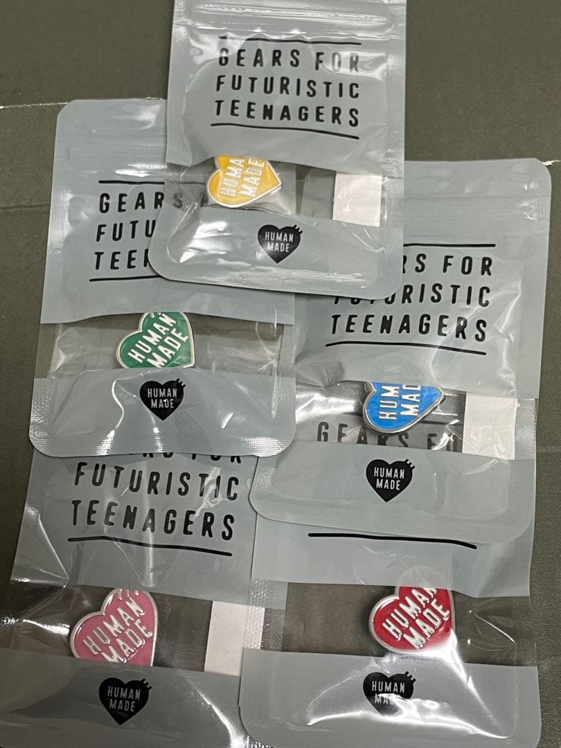 HUMAN MADE ❤️ HEART PINS 5Set ピンバッジ セット