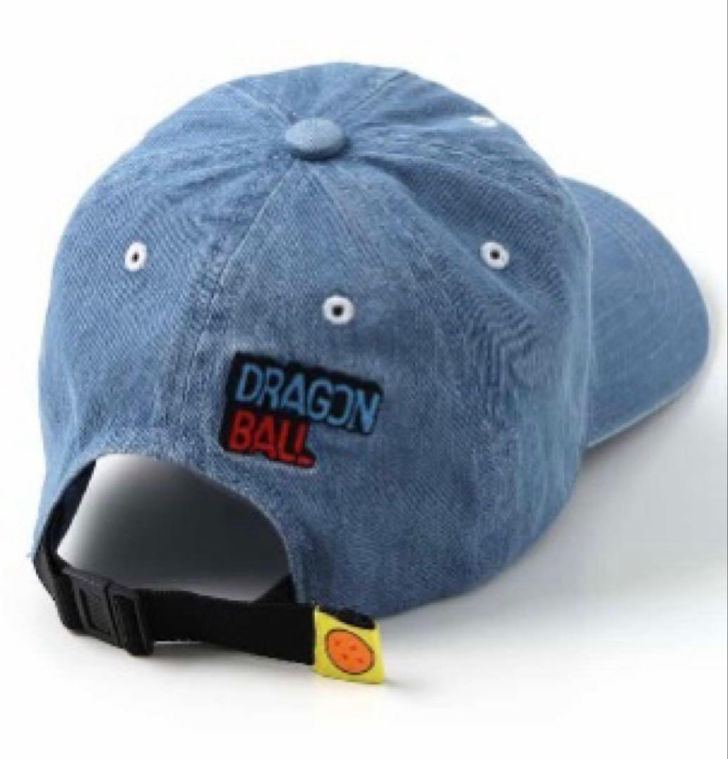 ドラゴンボールコラボ 刺繍デニムキャップ ブラック 大人 56-58 - メルカリ