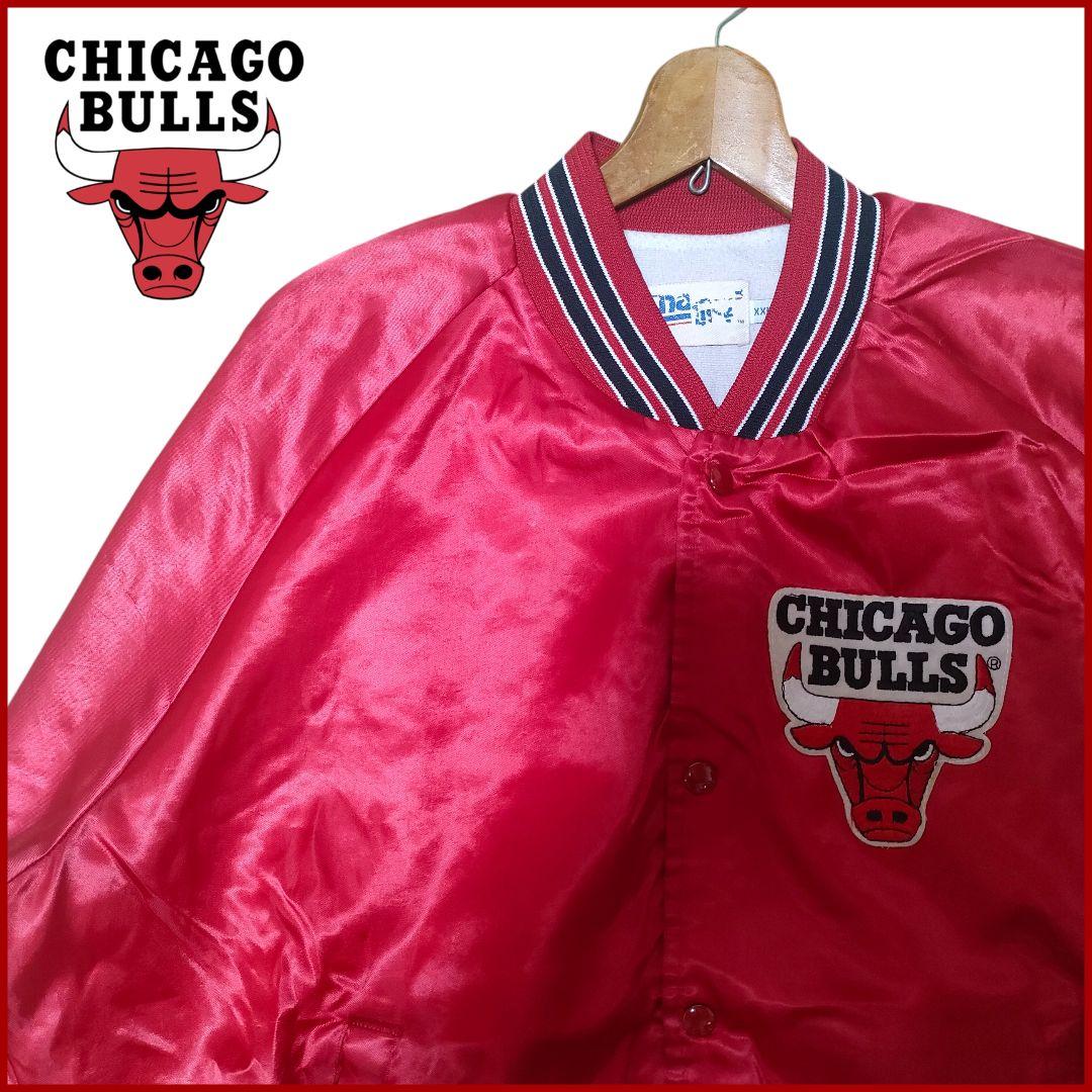 USA製】ブルズ チョークライン スタジャン 90s ヴィンテージ XXL