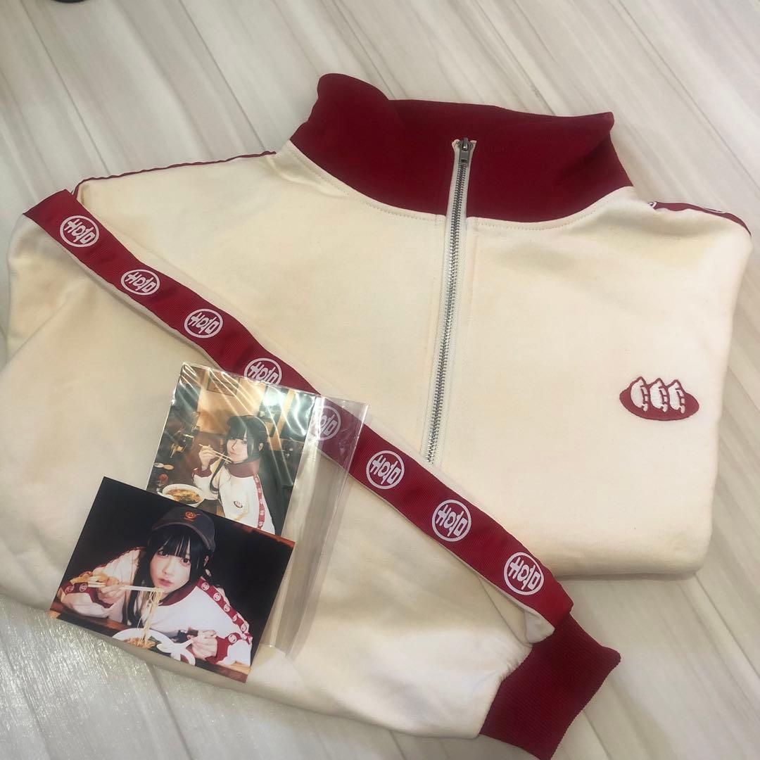 逃げ水あむS◯XSOCKSアツアツ餃子ハーフジップスウェット（ブロマイド