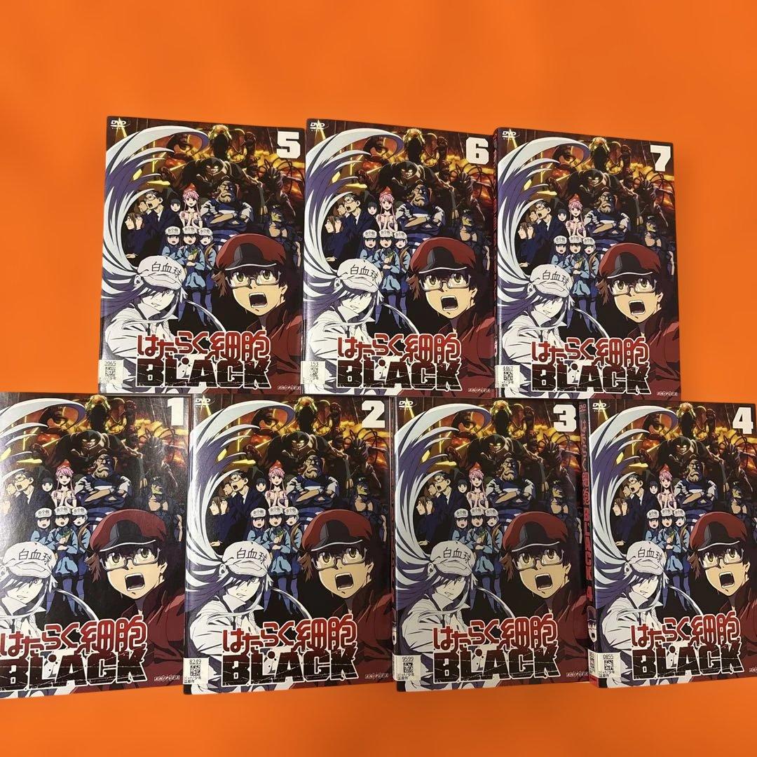 はたらく細胞BLACK DVD 全巻セット アニメ 全7巻 - メルカリ
