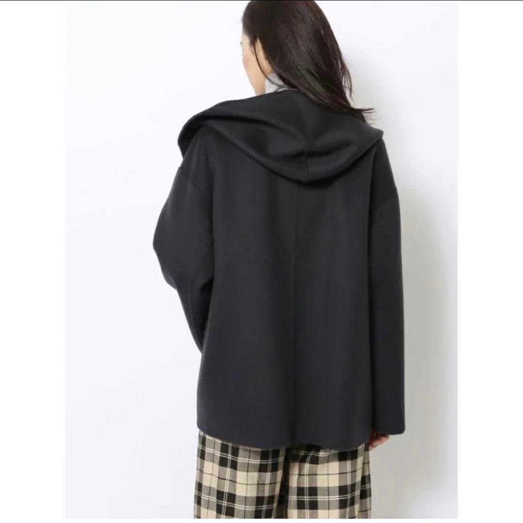 ひ*あ様 美品 ギャルリーヴィー ウールダブルフェイス フーデッド