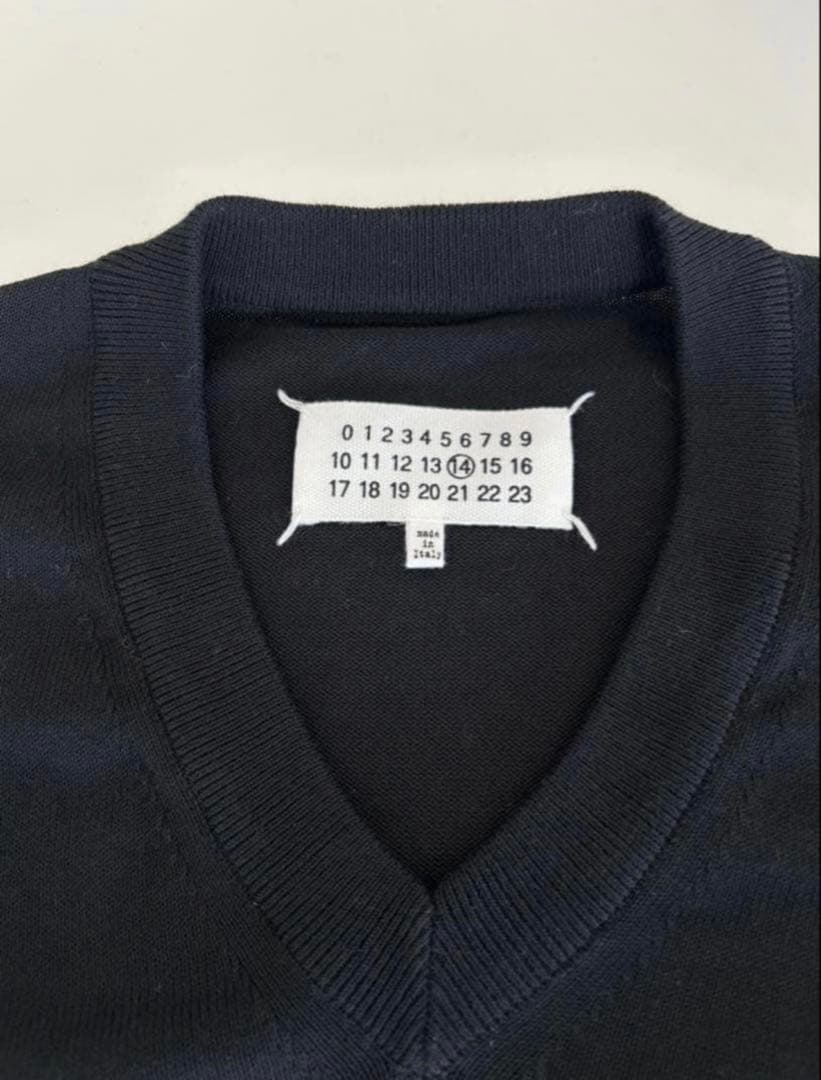 maison margiela エルボーパッチ　Vネックセーター Maison Margiela - エルボーパッチ セーター / ニット / セーター / V