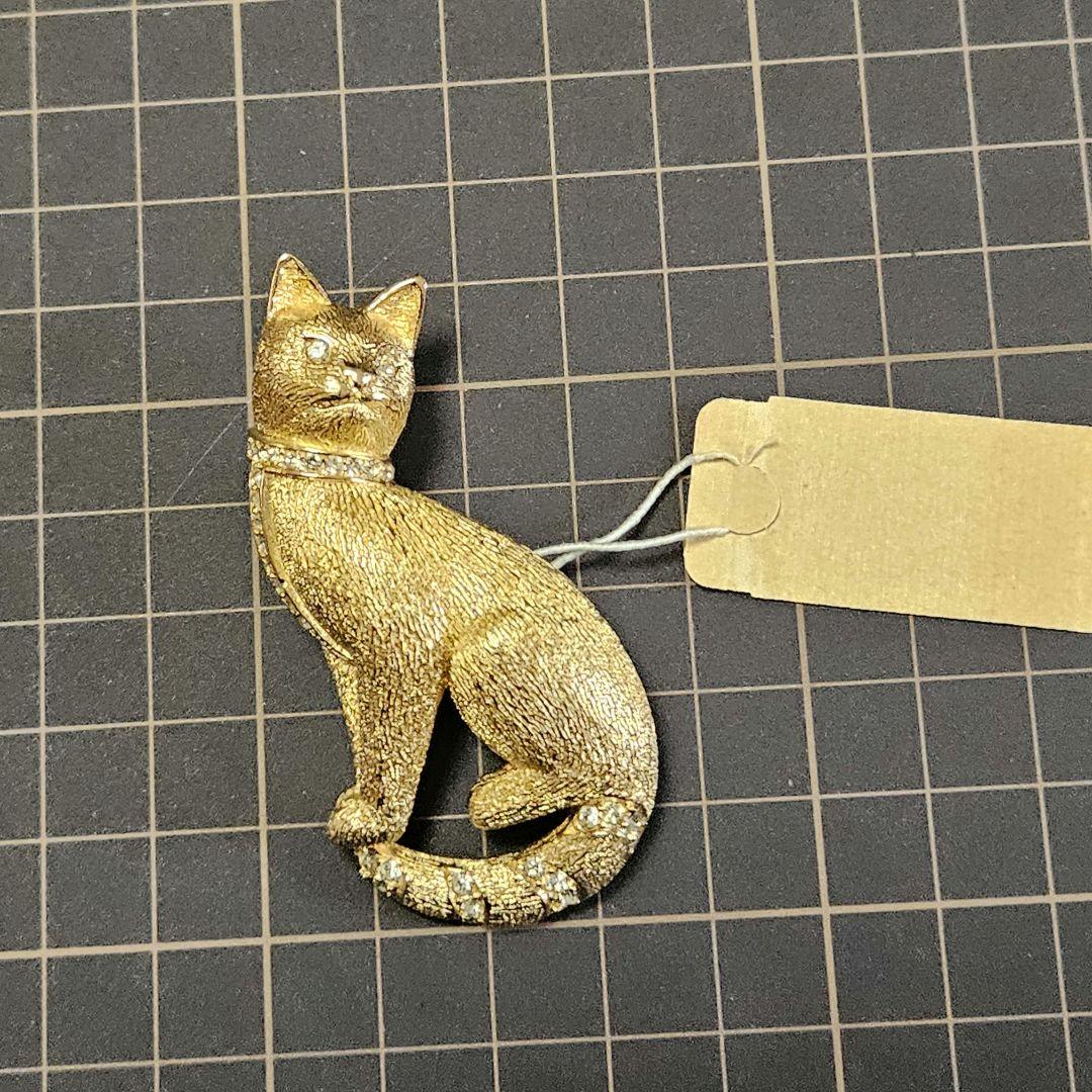 クリスチャン・ディオール ブローチ 猫 アンティーク ヴィンテージ 激レア