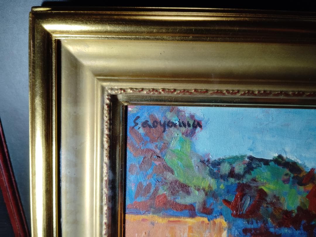 本日大特価‼️美品絵画油絵 人気画家青山誠一風景画北スペイン