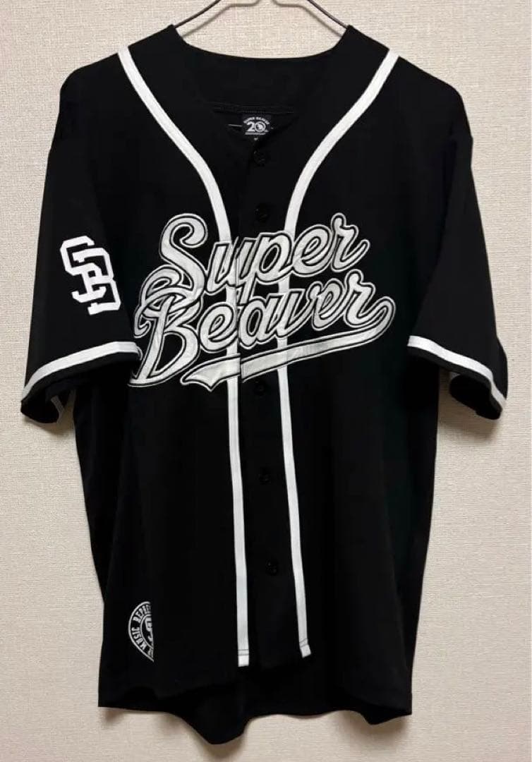 SUPER BEAVER ベースボールシャツ ブラック Mサイズ - メルカリ