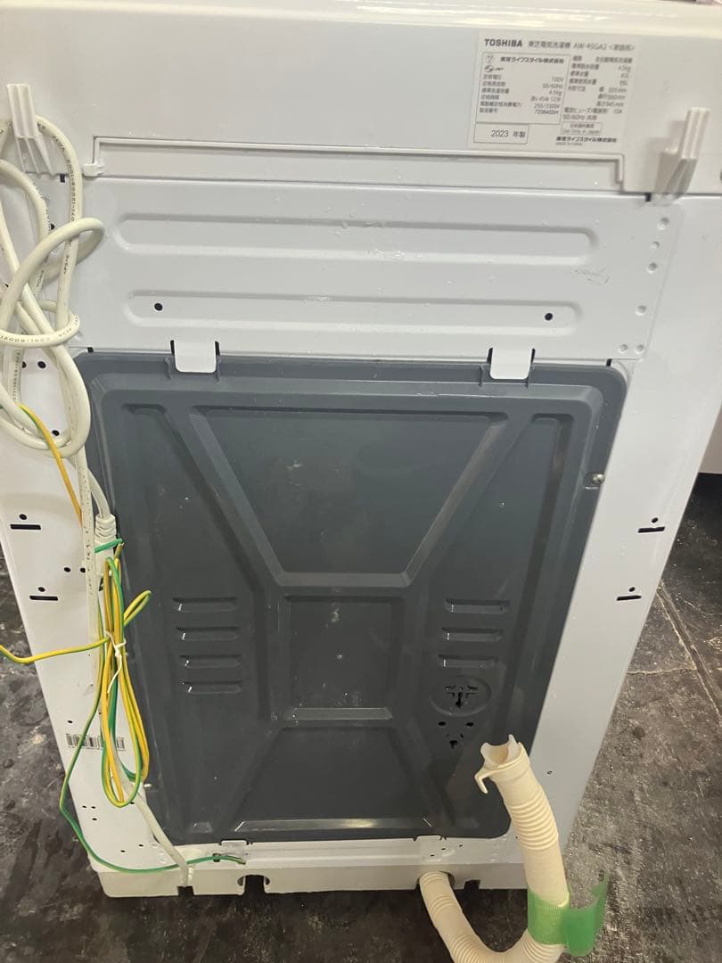 大阪引取限定　TOSHIBA AW-45GA2 縦型洗濯機 4.5kg