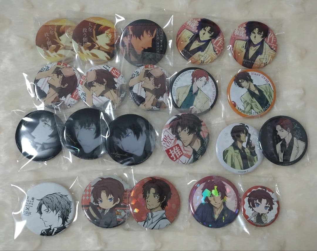 文豪ストレイドッグス 文スト 缶バッジ 織田作之助 グッズ-バッチ】文豪ストレイドッグス メモリーズ缶バッジ (黒の時代