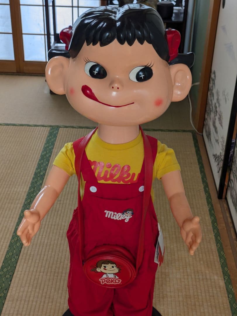 もんちゃん専用 ホッペ赤店頭ペコちゃん 等身大ペコちゃん 店頭用ペコ もん