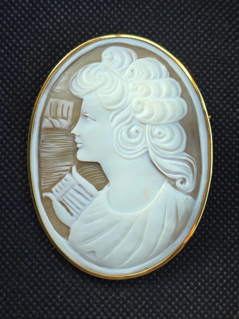 金高騰中 k18 シェルカメオ ペンダントトップ ブローチ アンティーク K18 シェルカメオ ブローチ ペンダント : 宝寿堂 Yahoo!店 - 通販