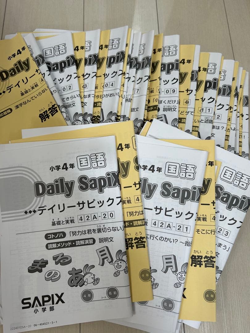 みっちょです　サピックスおまとめ