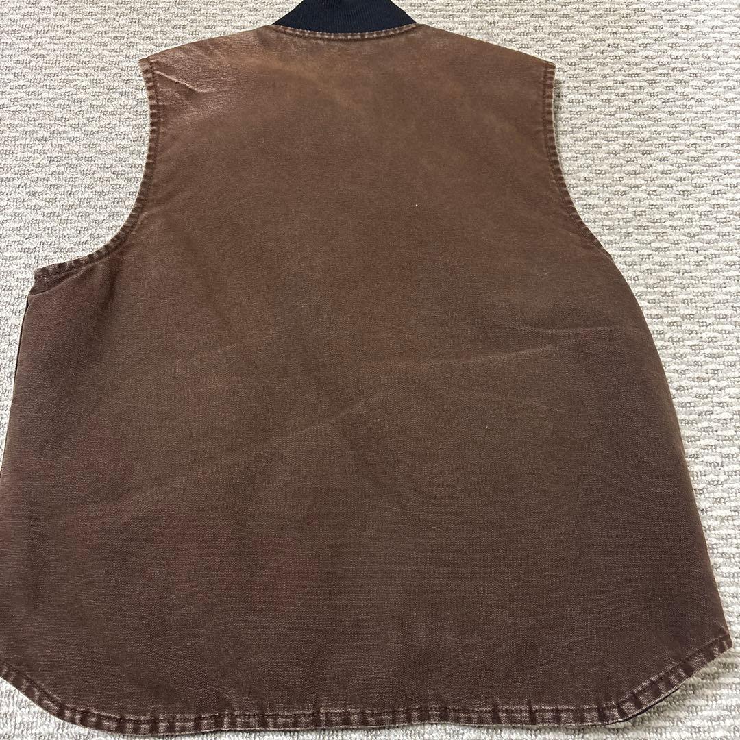 超激渋カッコ良すぎるCarhartt ダックベスト USA製 鬼フェード - メルカリ