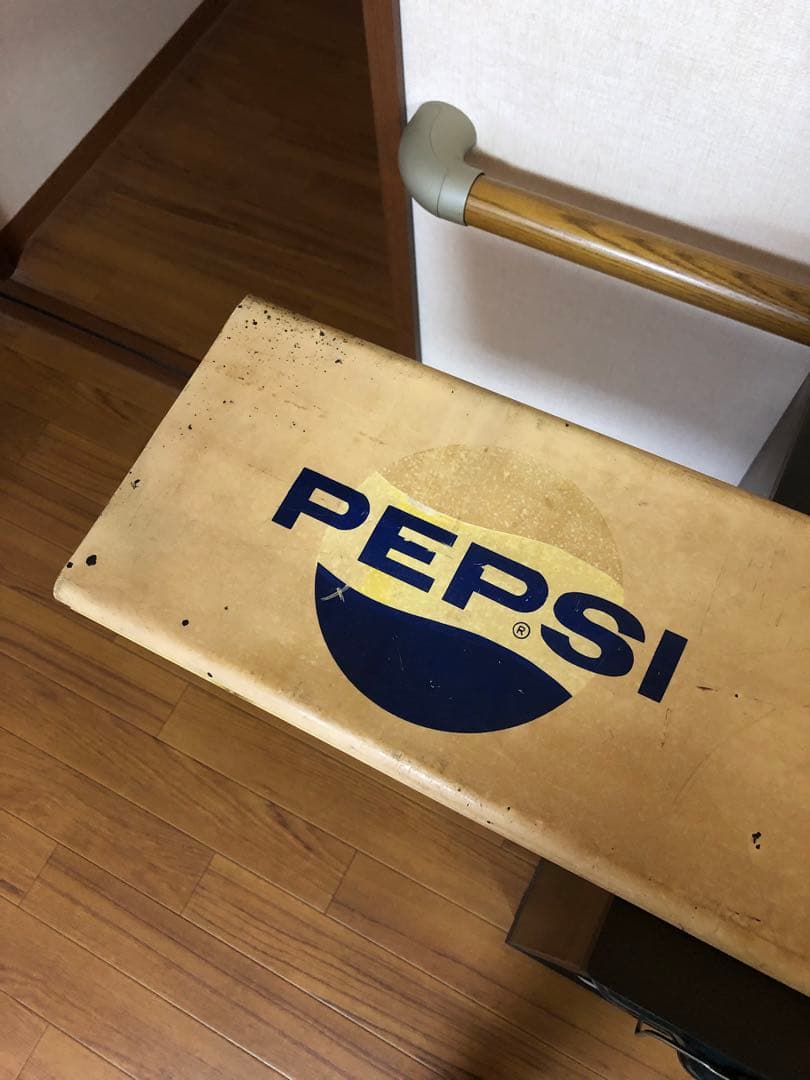 PEPSI ペプシコーラ ベンチの背もたれ板 - メルカリ