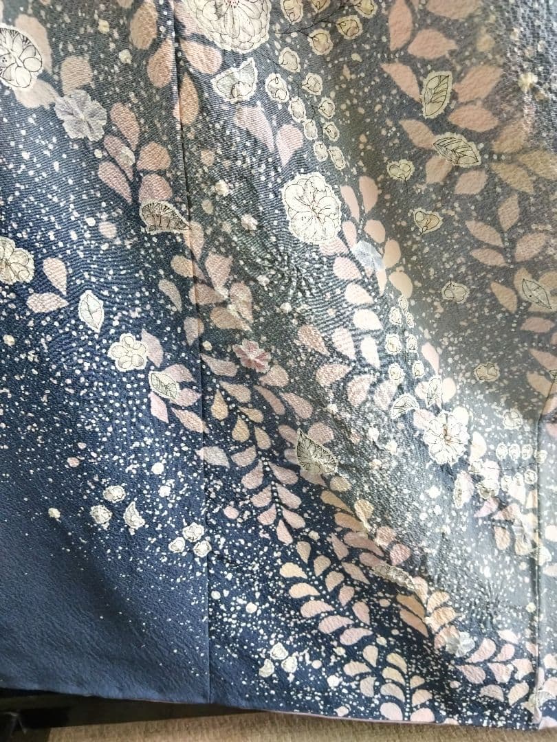 F‐310 付け下げ 友禅染め 辻ヶ花 袷 染め分け 暈し 翠山工房 美品