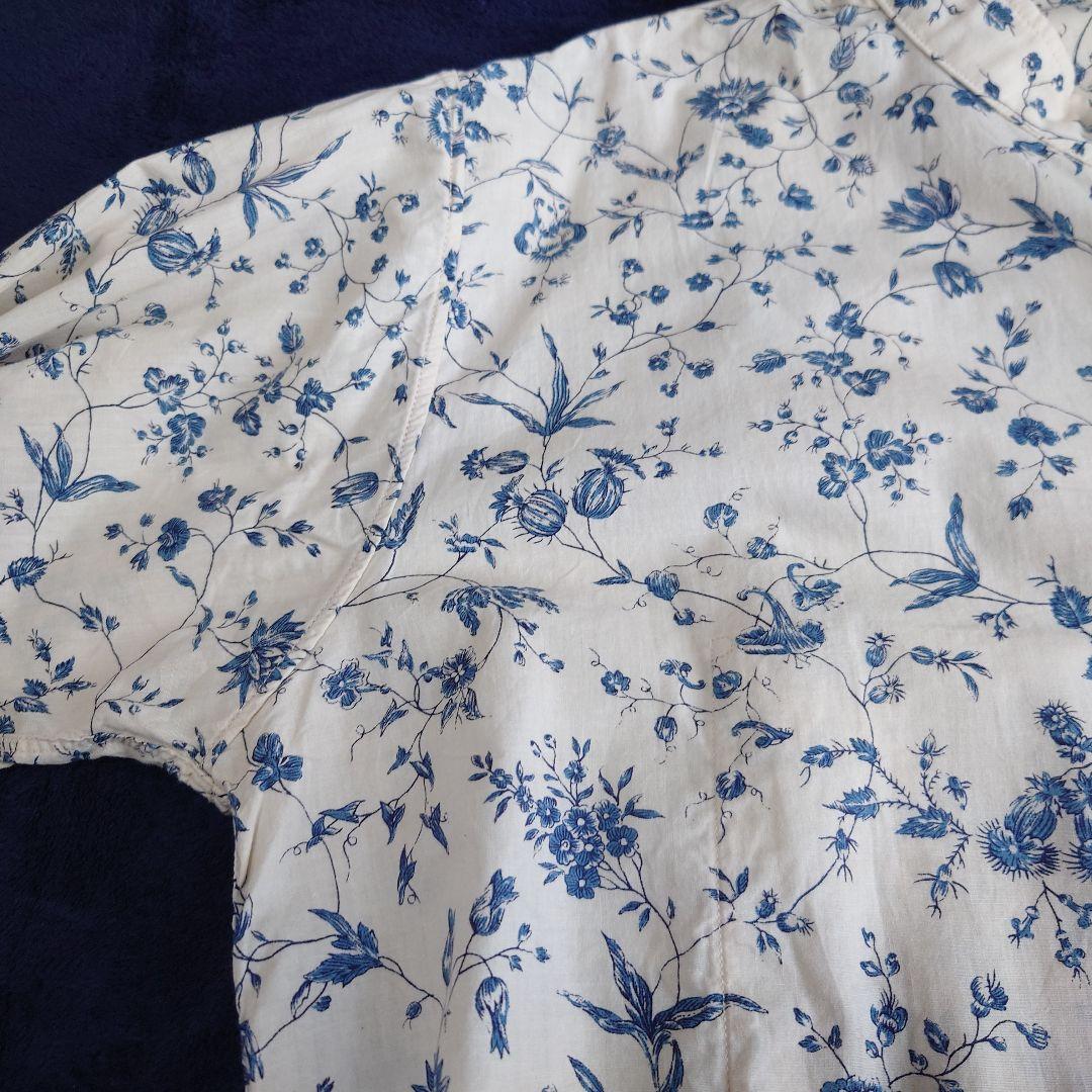 45R フラワータペット 908 オーシャンスタンドシャツブラウス 45rpm