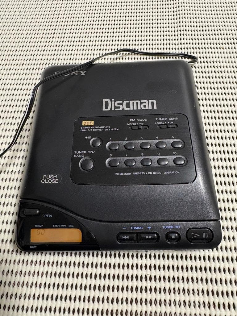SONY D-T66 ディスクマン 通電確認済み