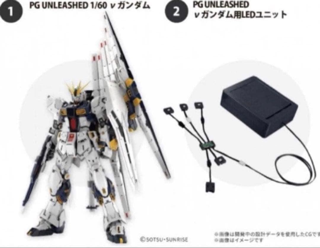 PG UNLEASHED 1/60 RX-93 νガンダム LEDユニットセット - メルカリ