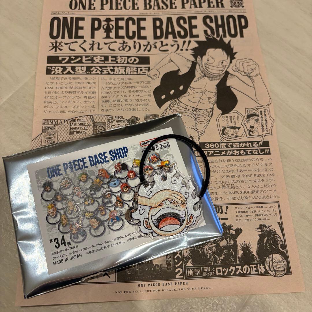 ONEPIECE かおかおおかおヘアゴム ギア5ルフィ - メルカリ