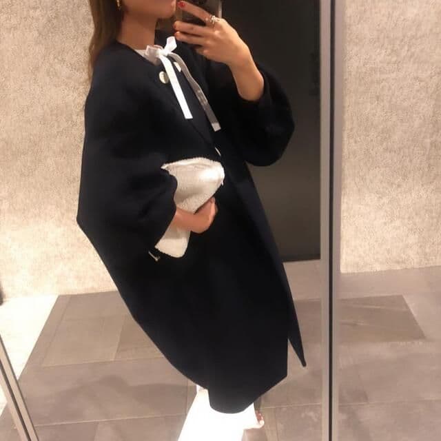 yori ヨリ ダブルパフスリーブ コート ボリュームスリーブ - メルカリ