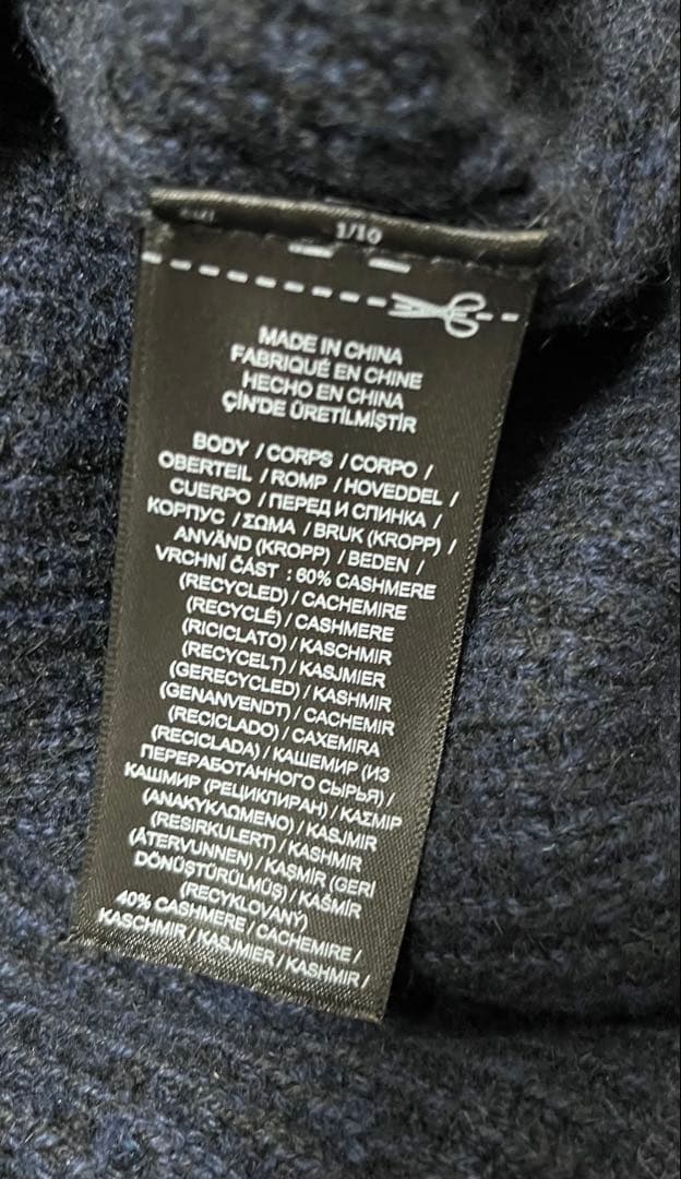 RRL ダブルアールエル カシミヤサーマル - メルカリ