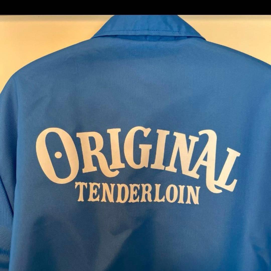 大久保篤志着TENDERLOIN テンダーロイン ナイロンコーチジャケット 青