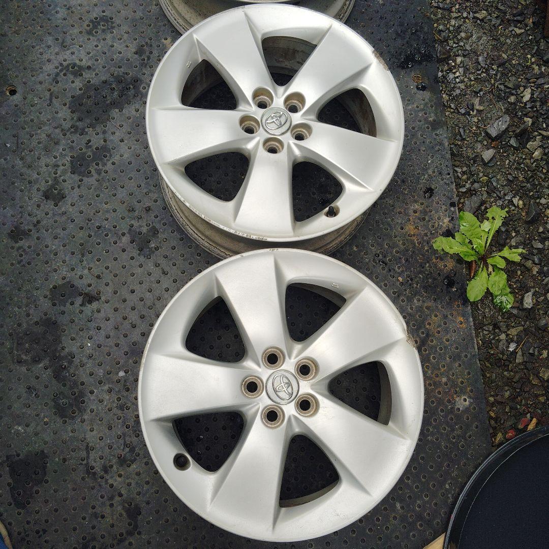 プリウス30 純正ホイール！ 激安 4本セット】トヨタ プリウス 30系 純正 5スポーク アルミホイール