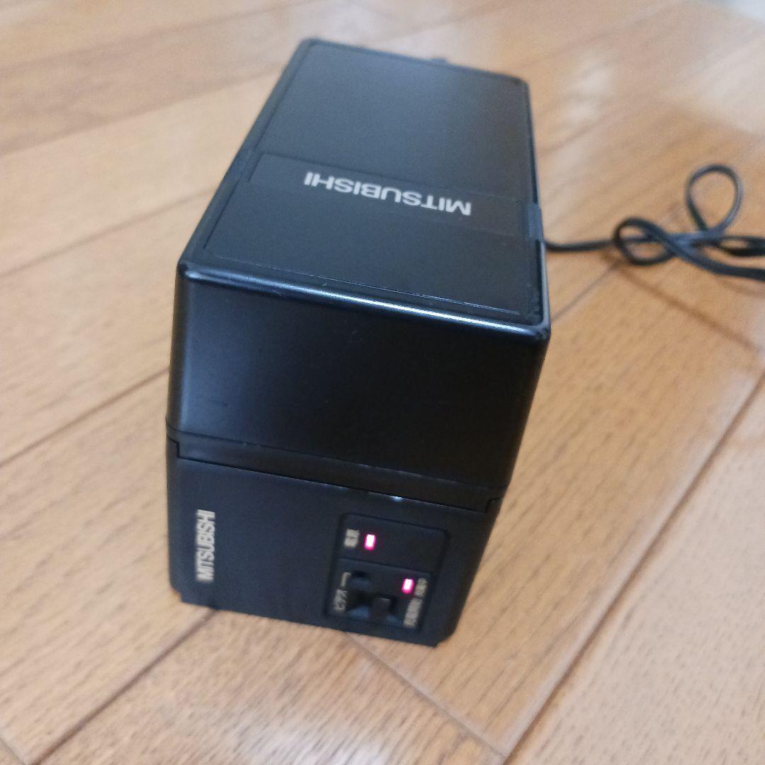 ジャンク品 VHS ビデオカメラ MITSUBISHI ケース付き 昭和レトロ