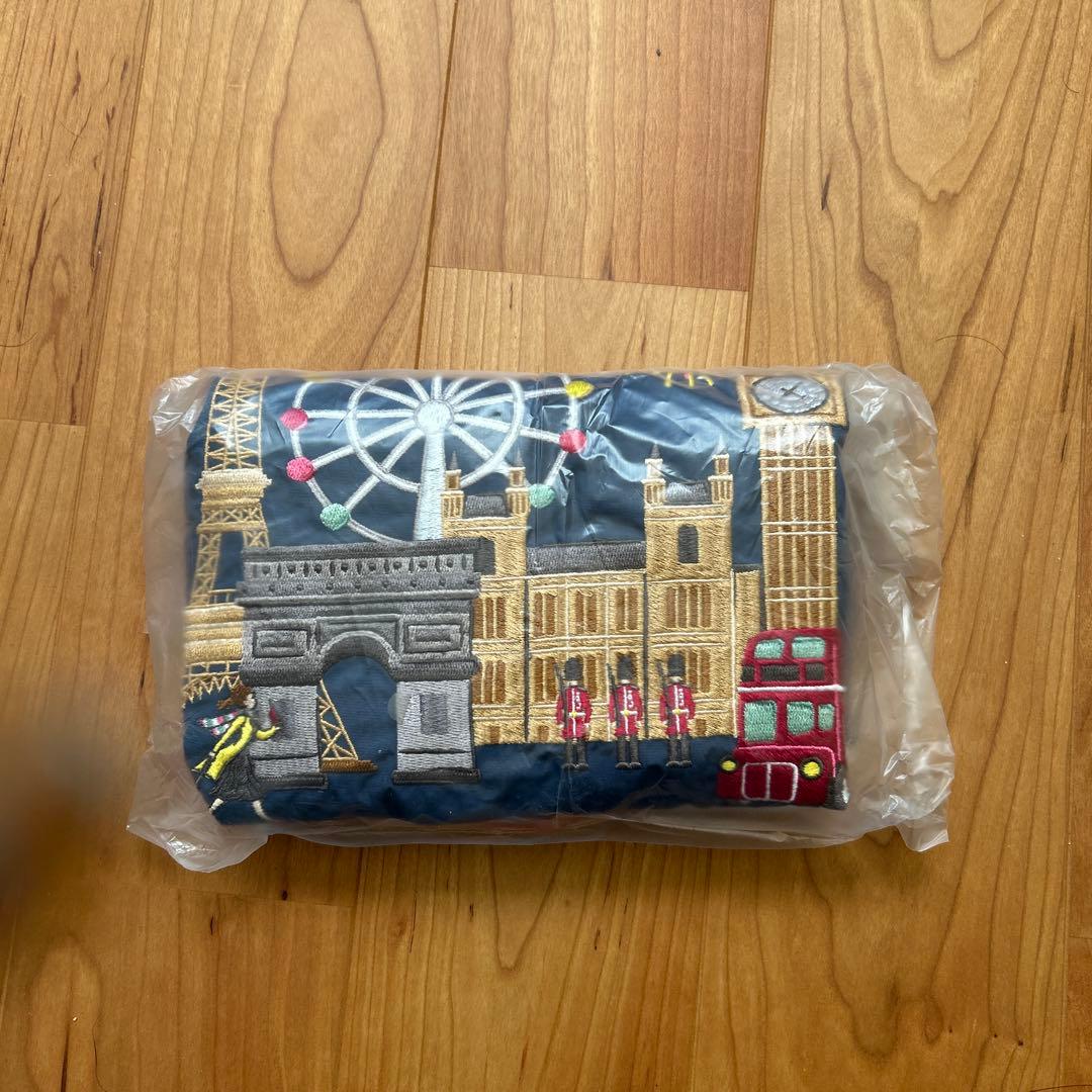 JALオリジナルエコバッグ ロンドン名所刺繍