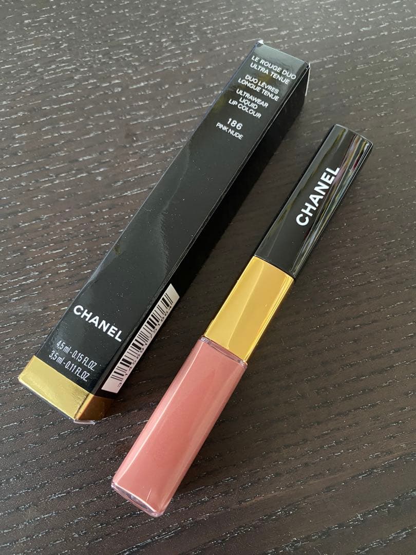 【美品】シャネル ル ルージュ デュオ ウルトラ トゥニュ 186 新色レビュー】ル ルージュ デュオ ウルトラ トゥニュ｜CHANELの口コミ