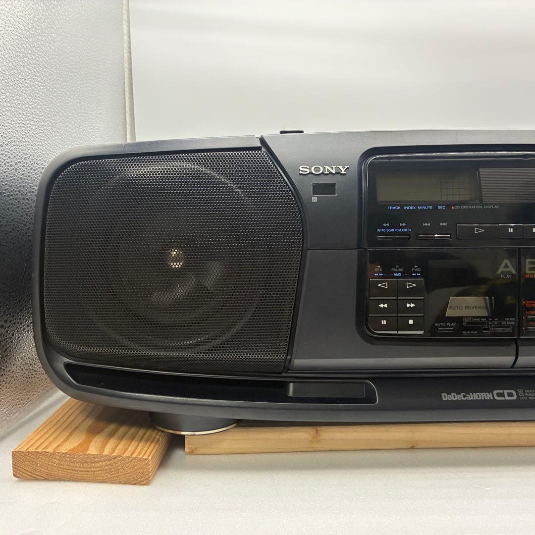 カセット以外動作】SONY CFD-700 DoDeCaHORN バブルコンポ
