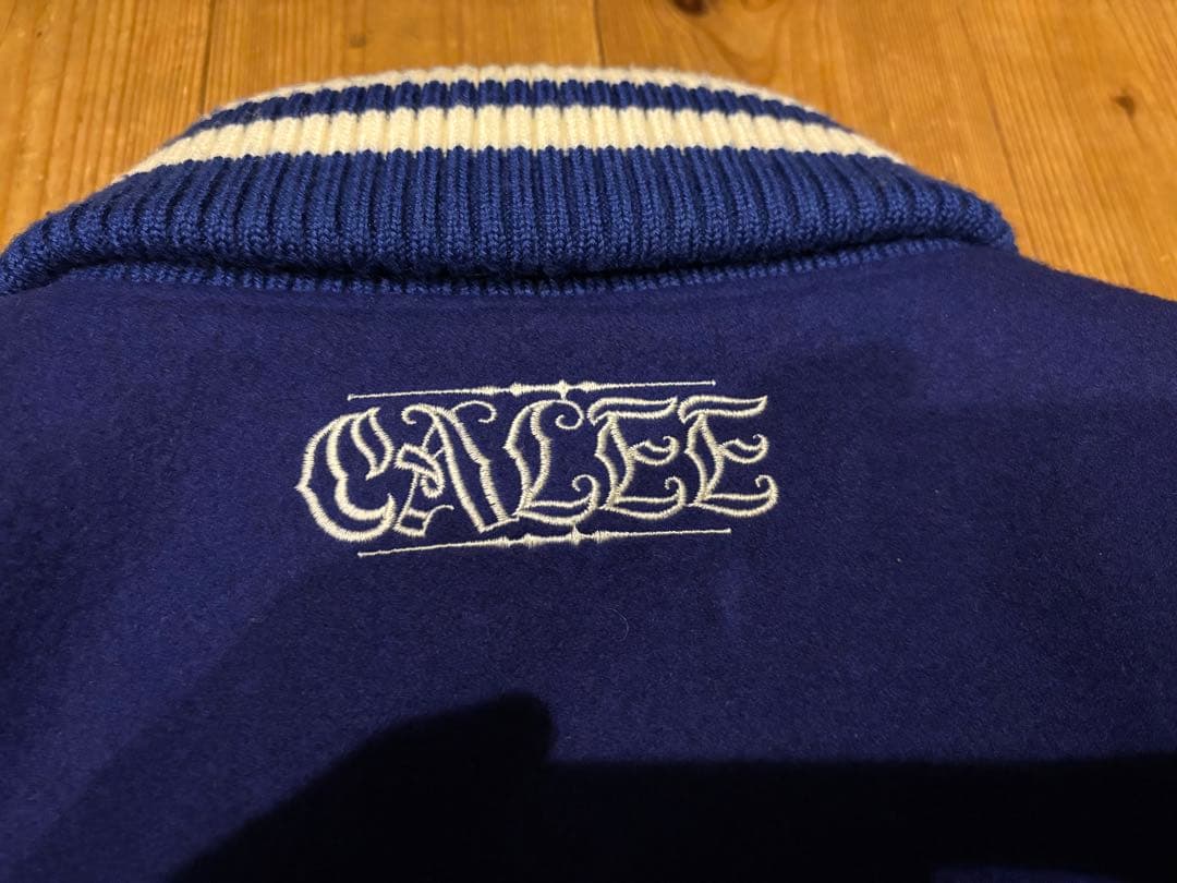 CALEE キャリー スタジャン レザー袖 本革 アメカジ ワーク