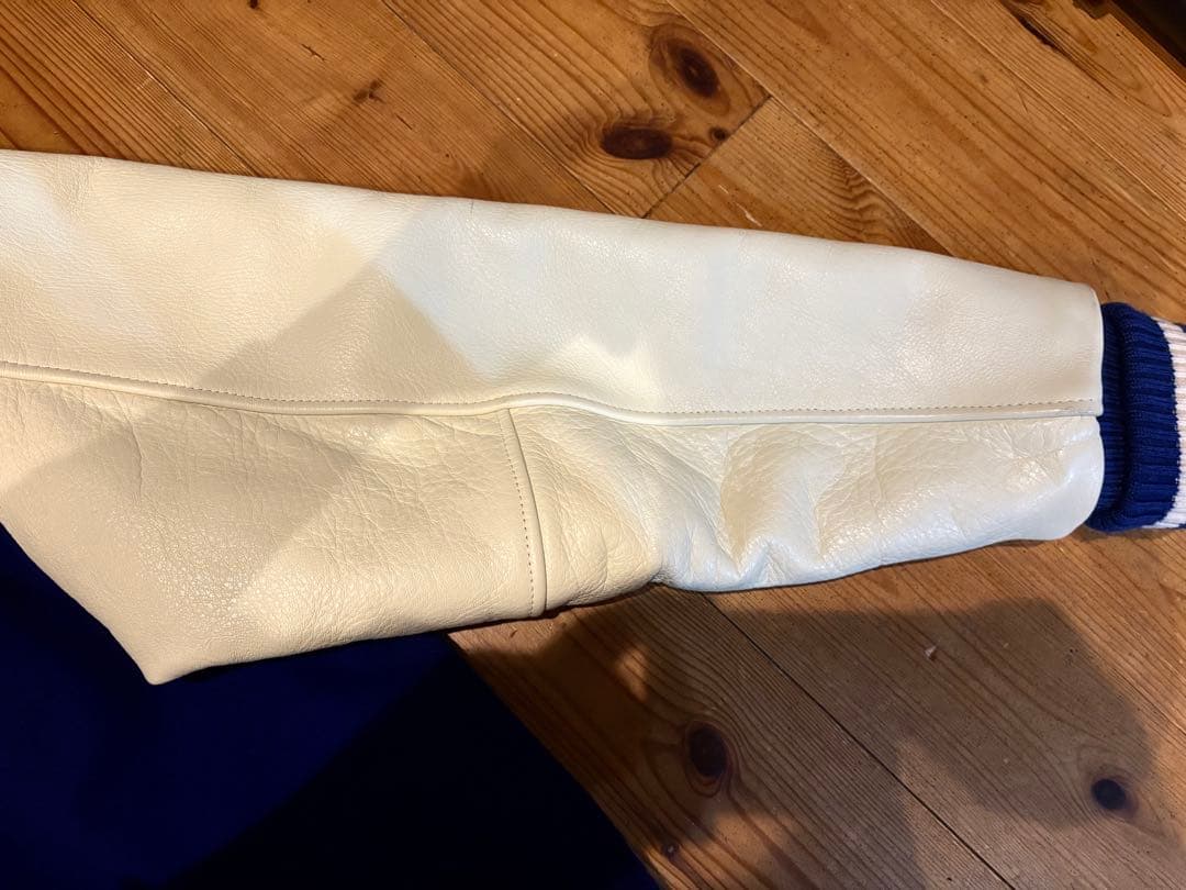 CALEE キャリー スタジャン レザー袖 本革 アメカジ ワーク