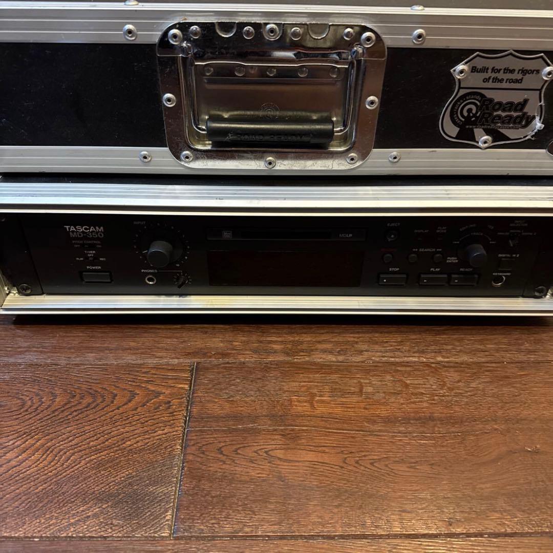 【美品】TASCAM MD-350 タスカム MDデッキ ラックケース・リモコン 美品】TASCAM MD-350 タスカム MDデッキ ラックケース・リモコン MD