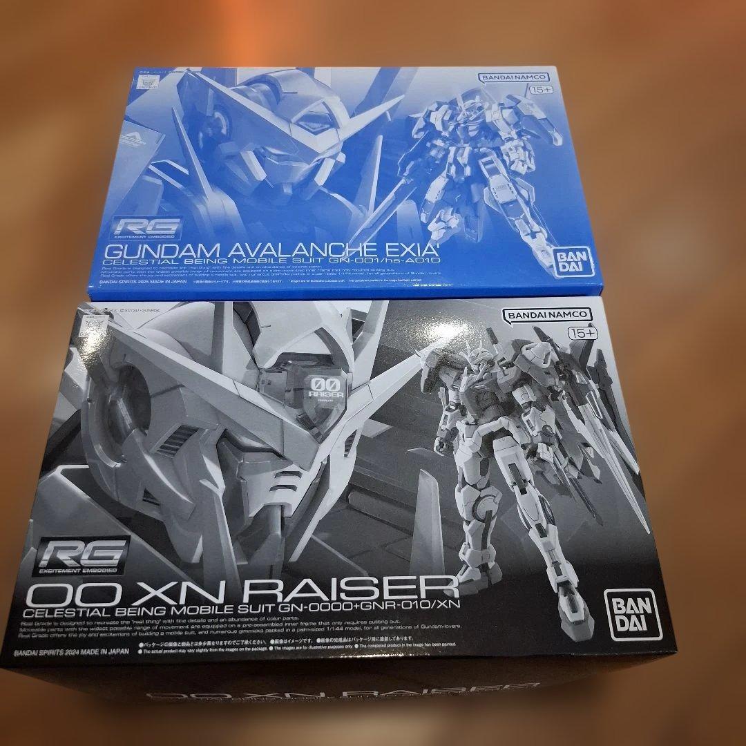 ガンプラ ガンダム00 RG アヴァランチエクシア ザンライザー セット