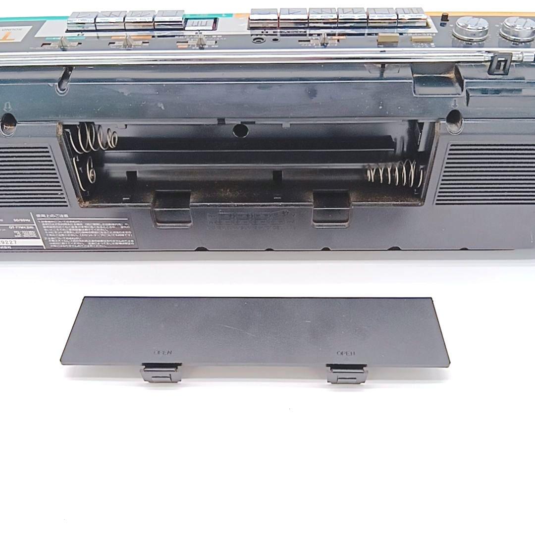 SHARP ラジカセ シャープ 昭和レトロ ダブルカセット QT-77MK2 昭和