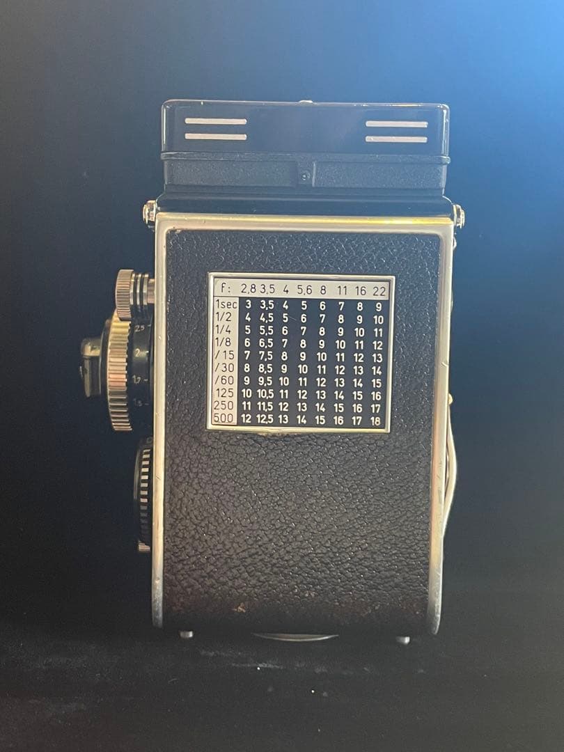 [露出計完動]Rolleiflex 2.8F Planar 80mm 二眼カメラ