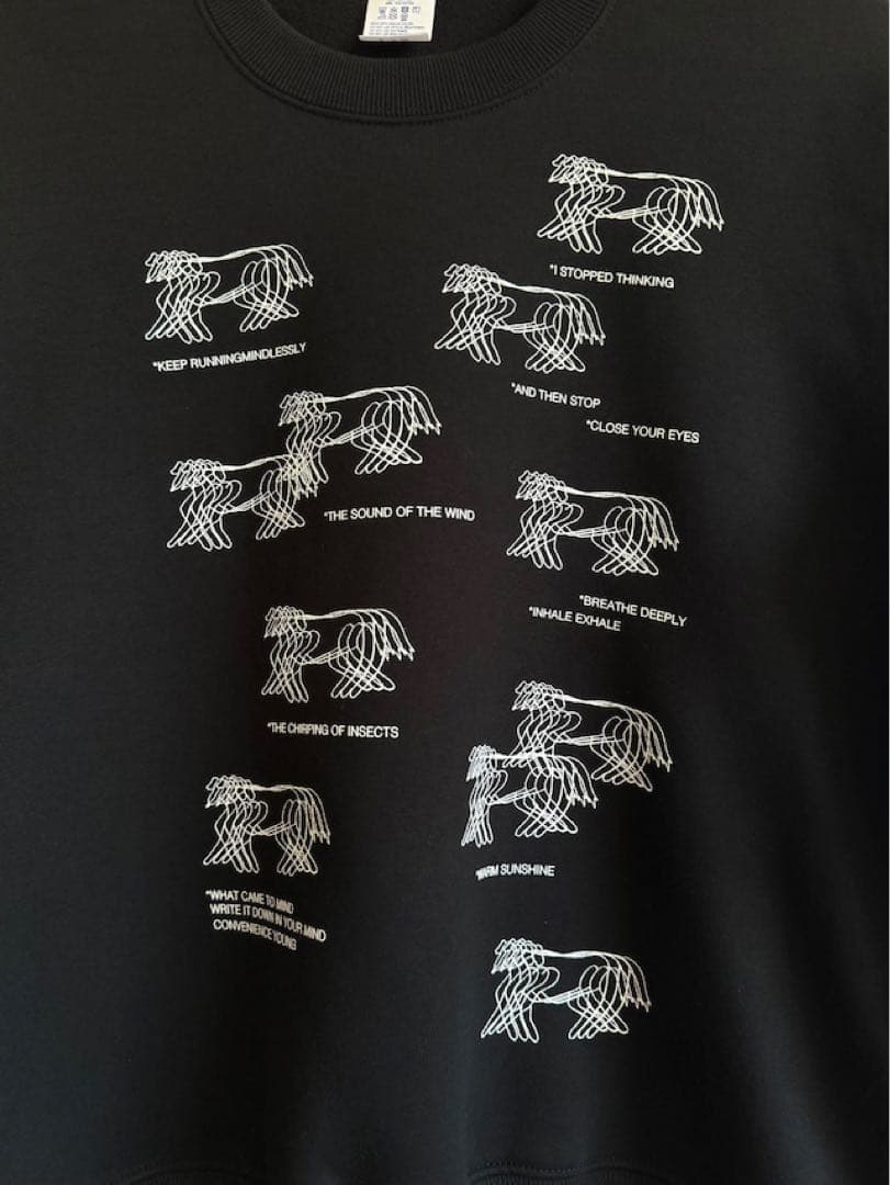 RUNNING DOGS SWEAT ブラックCONVENIENCE YOUNG - メルカリ