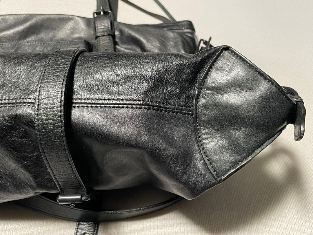 パトリックステファン 初期型 アトリエバッグ 馬革 黒 日本製