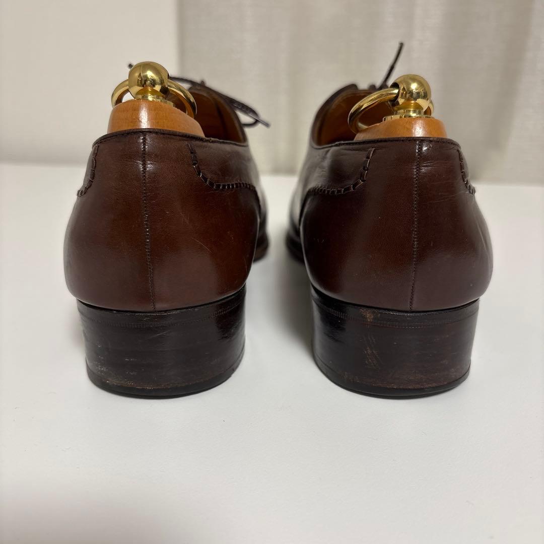 希少 ハンドメイド タニノクリスチー ダークブラウン スキンステッチ 6