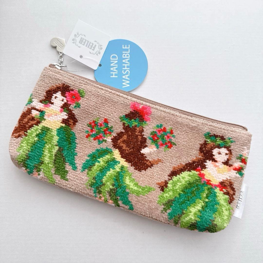 新品未使用 】FEILER フェイラー マナマナ フラガール ポーチ - メルカリ