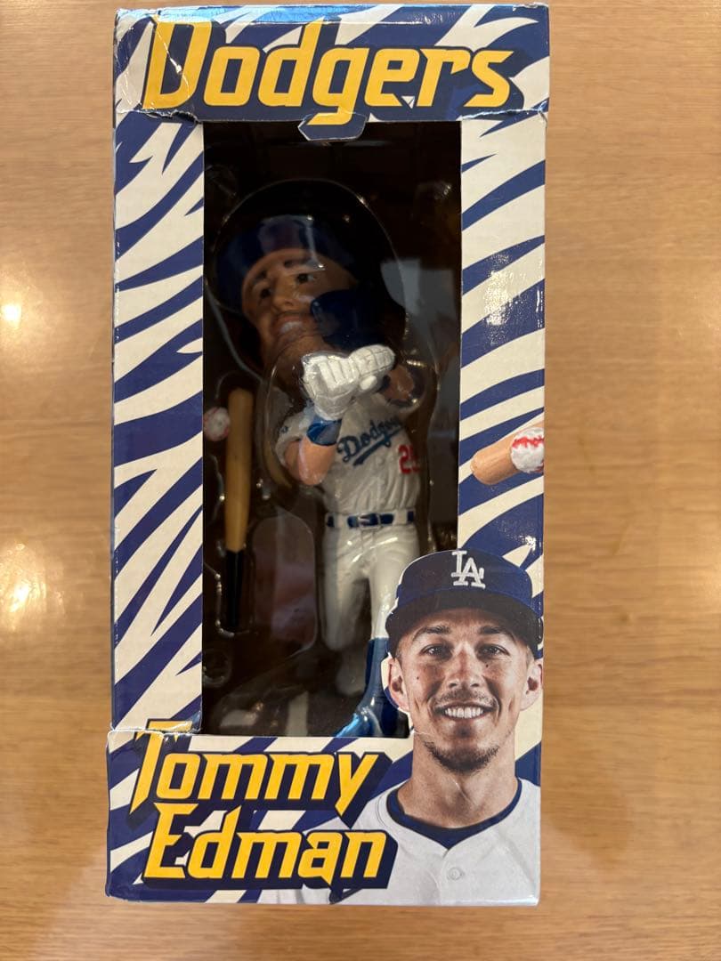 Dodgers  Edman エドマン　ボブルヘッド Tommy Edman Los Angeles Dodgers 2024 World Series Champions Bobble