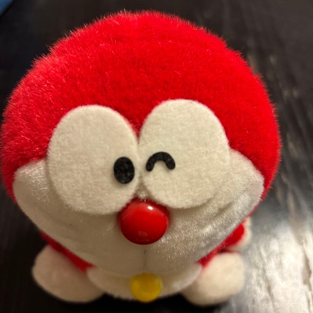 ドラえもん ぬいぐるみ ミニドラ 赤 - メルカリ