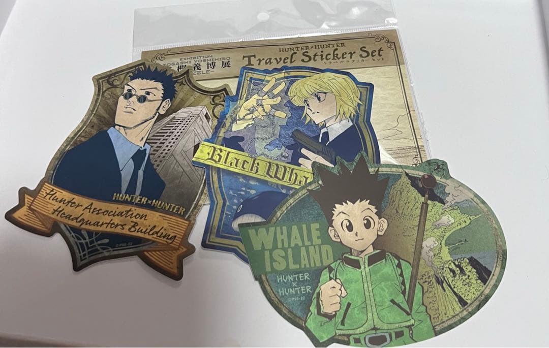 HUNTER × HUNTER 冨樫義博展 トラベルステッカー - メルカリ