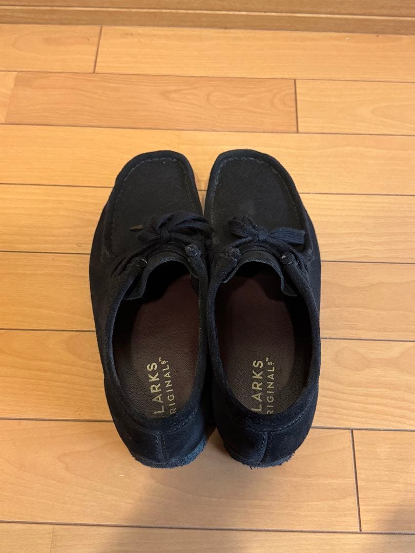 CLARKS ワラビー ブラック 7h 25.5cm