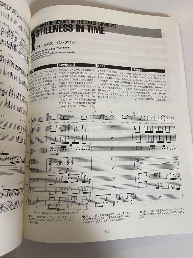 絶版 バンドスコア ジャミロクワイ・ベスト Jamiroquai スコア 楽譜