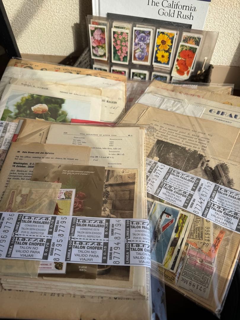 超大容量】ヴィンテージ紙もの3キロ分